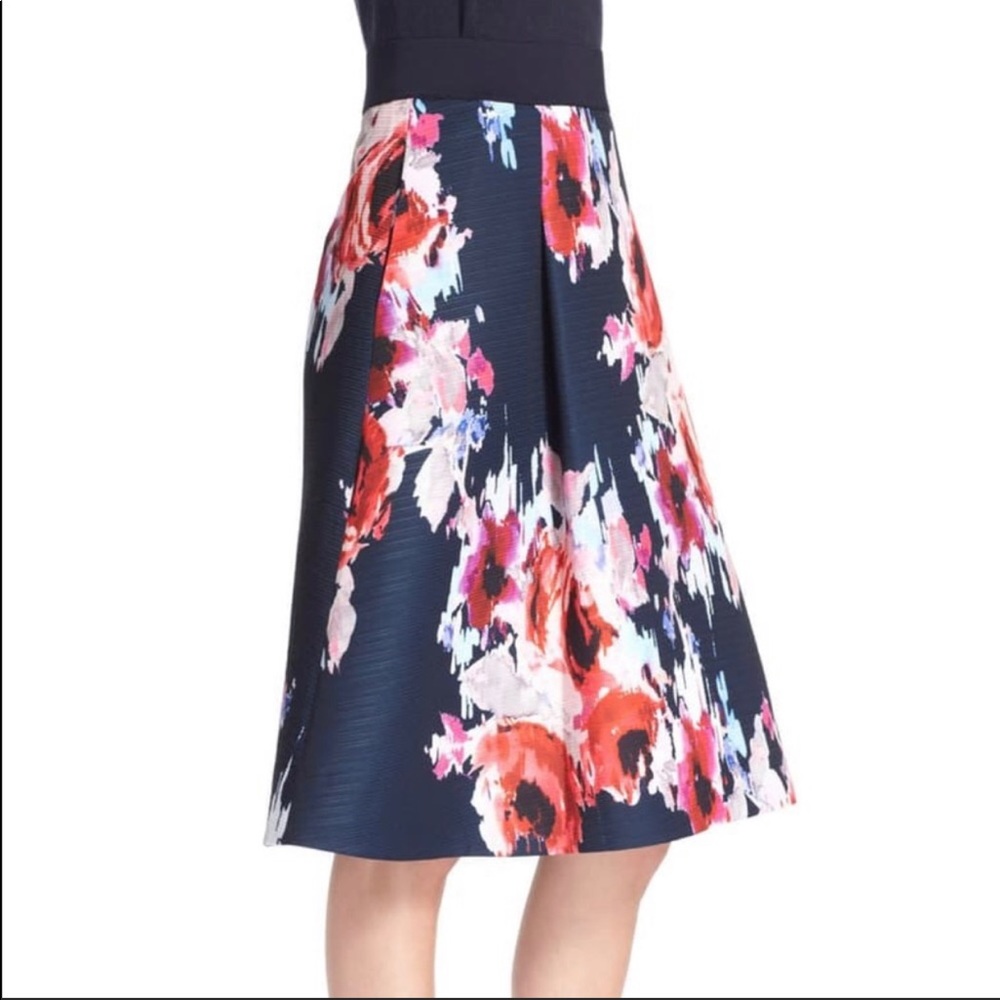 Kate Spade Hazy Floral Midi Skirt Sz.14 NWT - Picture 3 of 6